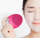 Silicone Facial Cleansing Device Electric Facial Cleansing Device Ultrasonic Beauty Device