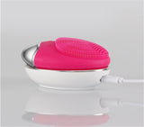 Silicone Facial Cleansing Device Electric Facial Cleansing Device Ultrasonic Beauty Device