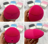 Silicone Facial Cleansing Brush USB Rechargeable Waterproof 8 Speed
