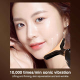 3 In 1 Face Massager Neck Facial Eye Massage Introducer Microcurrent Skin Rejuvenation Anti Aging Beauty Device Beauty Tools