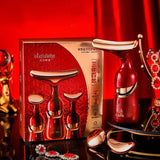 3 In 1 Face Massager Neck Facial Eye Massage Introducer Microcurrent Skin Rejuvenation Anti Aging Beauty Device Beauty Tools